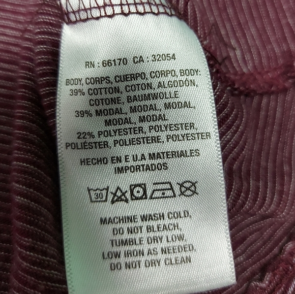 T.la Anthropologie Long Sleeve Shirt Small Purple Stripes - Picture 4 of 7